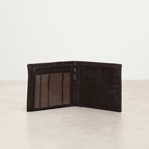 Kenneth Cole Traveler Genuine Leather Bifold Passcase Reaction Wallet
