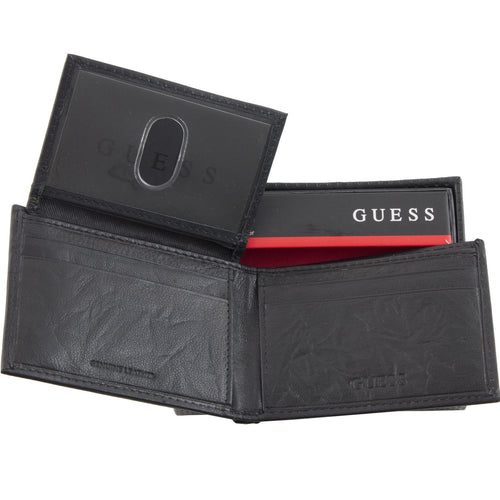 Guess Mens Bifold Passcase Wallet