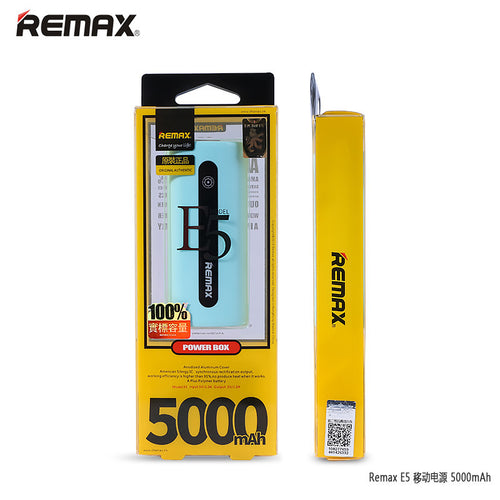 Remax - Power Bank E5 Series 5000 mAh