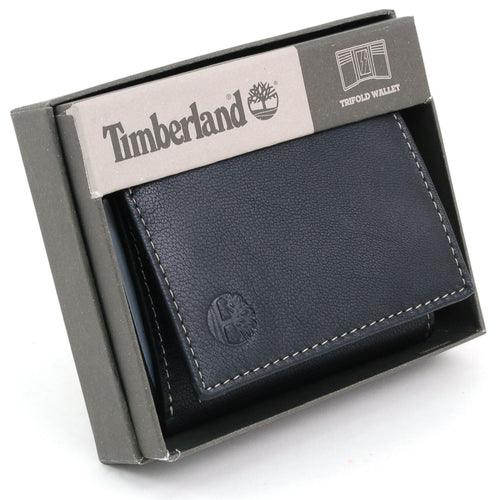 Timberland Men's Genuine Leather Classic Trifold Wallet