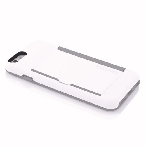 Incipio Stowaway [Advance] iPhone 6 Plus Case - White/Dark Grey