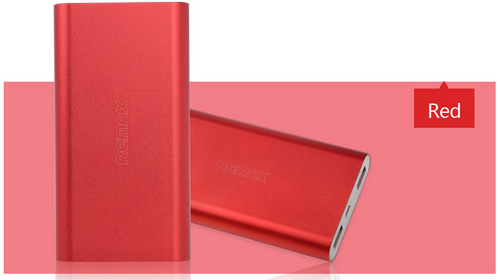 REMAX - 10000 mAh VANGUARD Power Bank Dual USB Charger