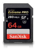 SanDisk Extreme PRO SDHC/SDXC UHS-II Memory Card 280 MB/s